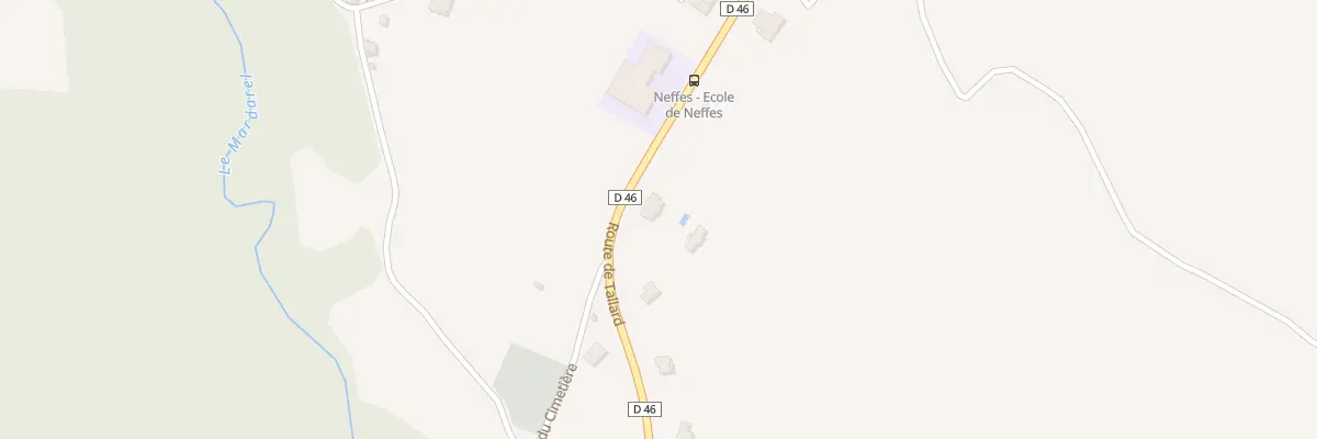 Plan du 21 Rte de Tallard à Neffes