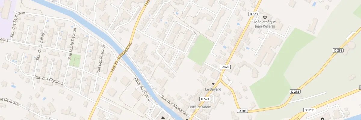 Plan du 166 Rue Aimé Cesaire à Pontcharra