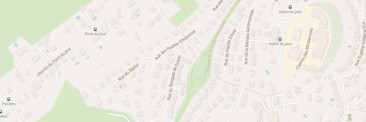 Plan du 28 Rue du Bouquet de Soleils à Besançon