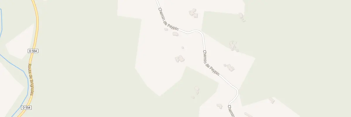 Plan du 9512 Saint Peyre à Châteauvert