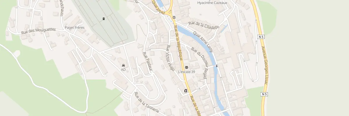 Plan du 156 Rue de la République à Hauts de Bienne
