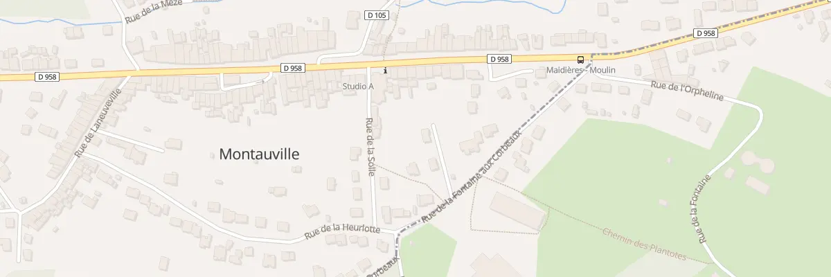 Plan du 14 Rue Nationale à Montauville