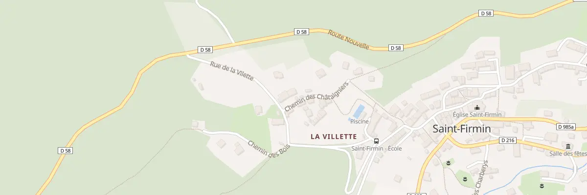 Plan du 25 Che des Châtaigniers à Saint-Firmin
