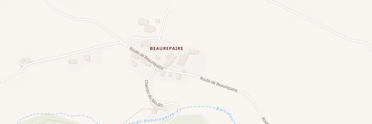 Plan du 653 Rte de Beaurepaire à Aubessagne