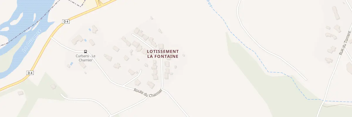 Plan du 80 Lot la Fontaine à Curbans