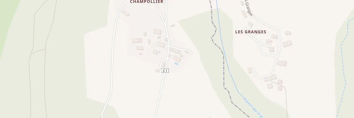 Plan du 1051 Rte de Champollier à Saint-Sylvestre