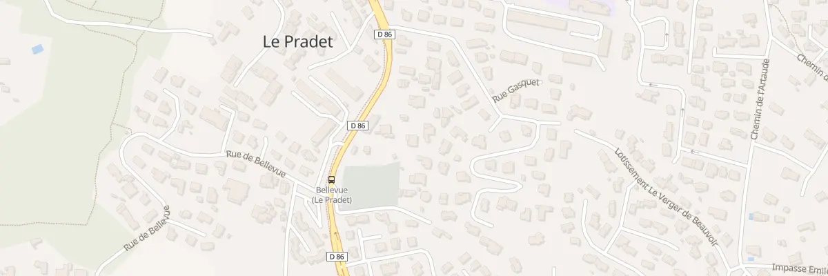 Plan du 247B Mte du Cimetière au Pradet