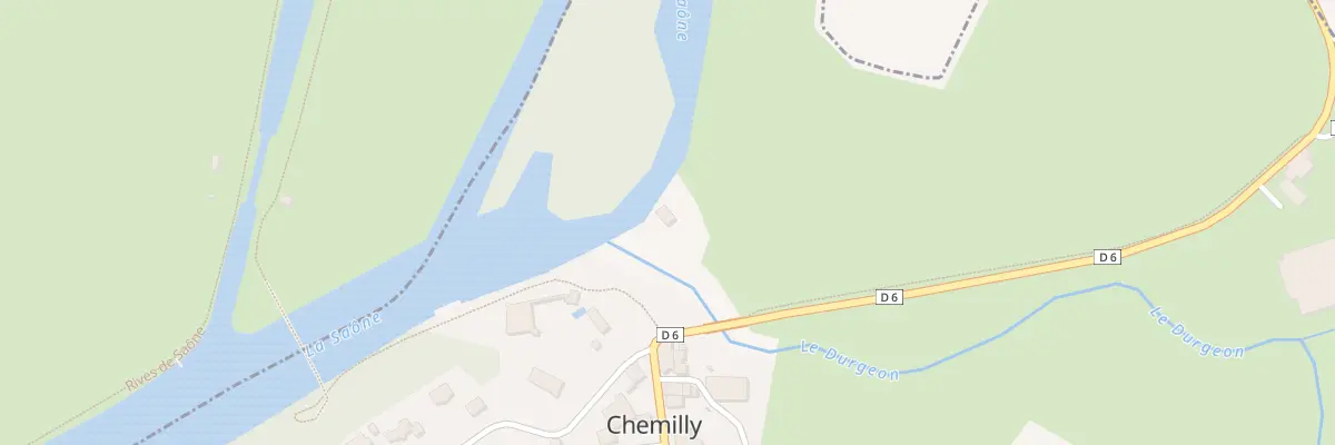 Plan de Rte de Vauchoux à Chemilly