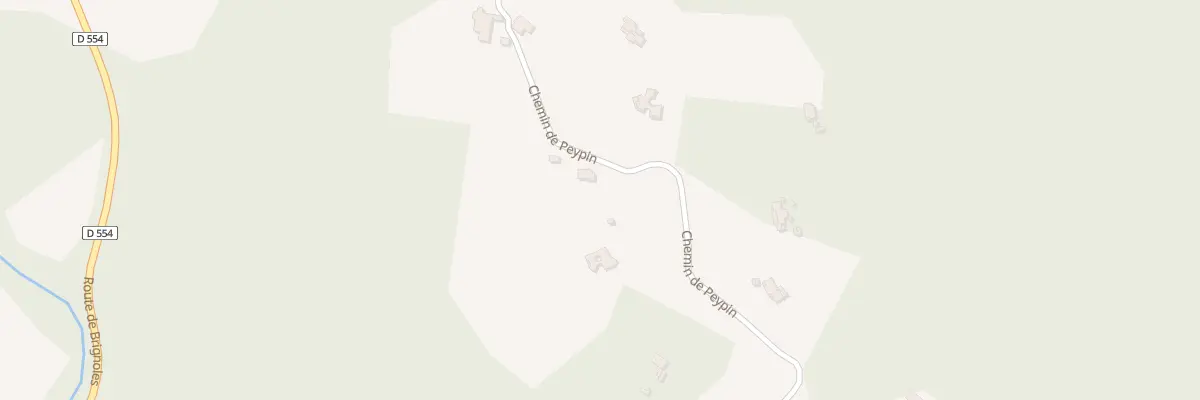 Plan du 9014 Saint Peyre à Châteauvert