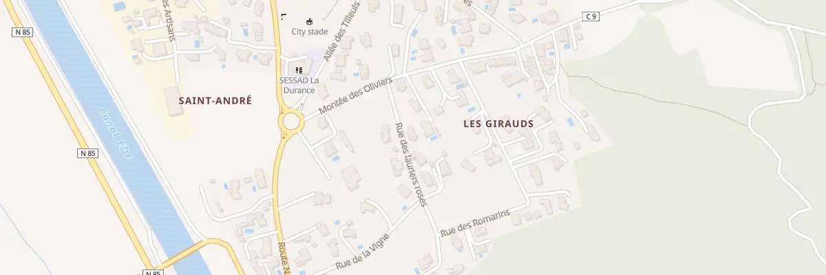 Plan du 7200 Mte des Oliviers à L’Escale
