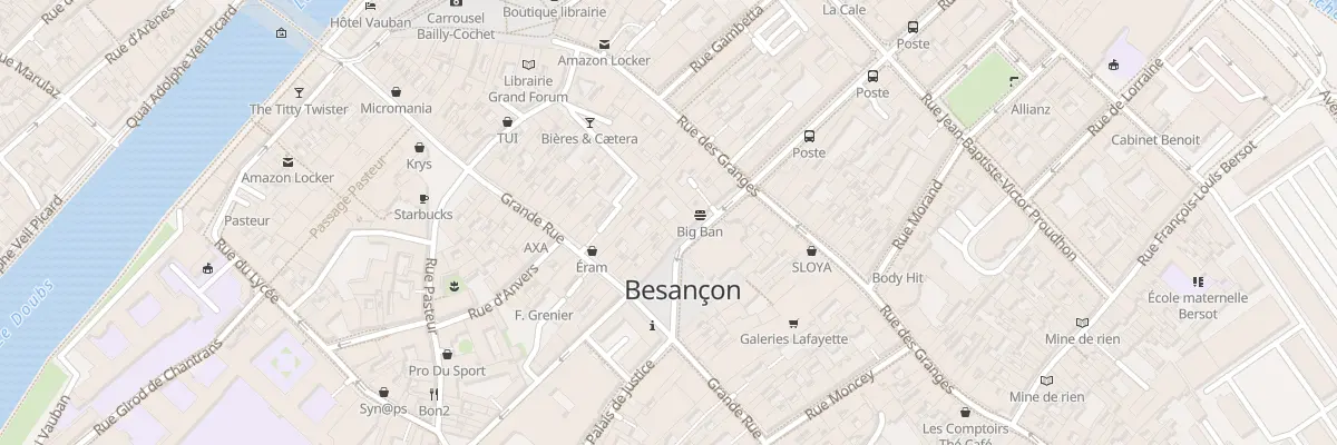 Plan du 17 Pl du Huit Septembre à Besançon