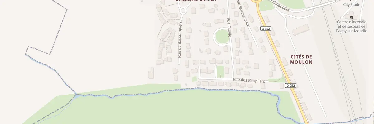 Plan du 13 Rue Bassompierre à Pagny-sur-Moselle