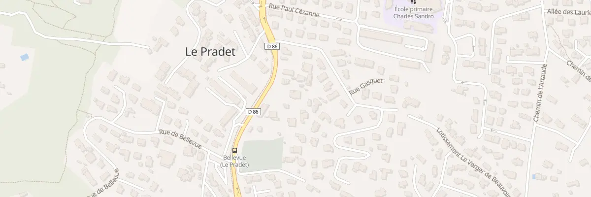 Plan du 151 Bd de Lattre de Tassigny au Pradet