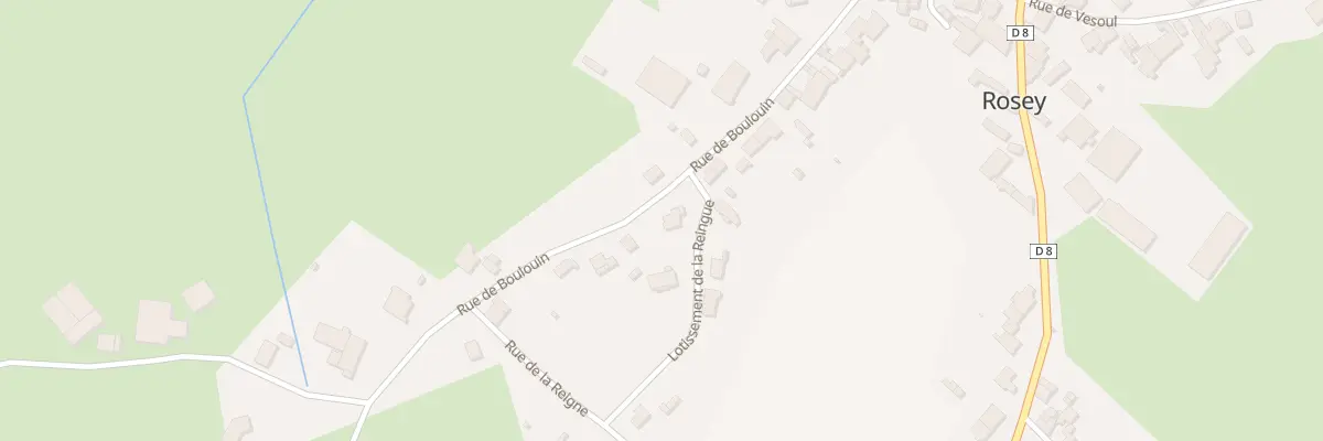 Plan du 12 Lot de la Reingue à Rosey