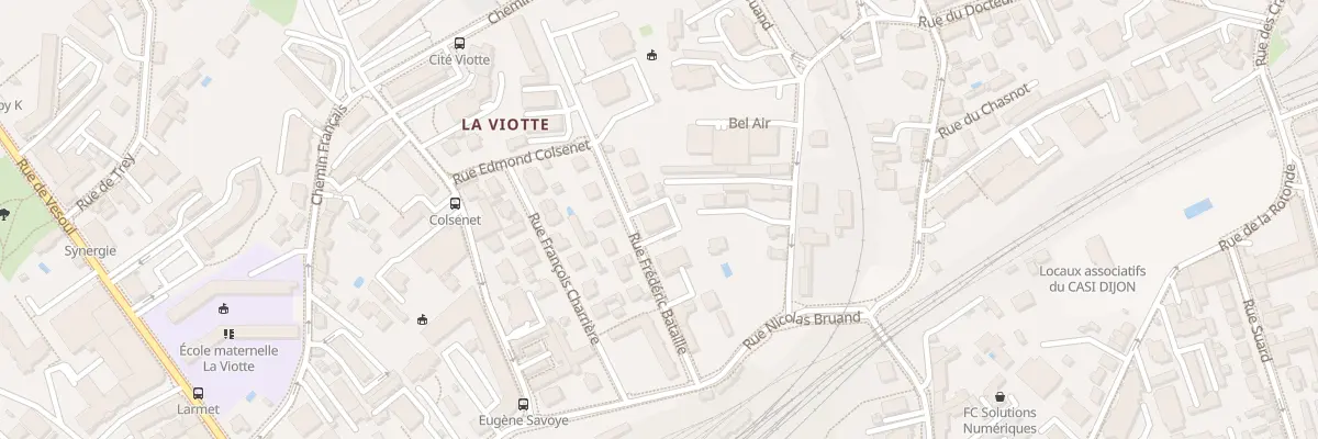 Plan du 4 Rue Frédéric Bataille à Besançon