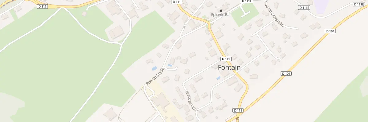 Plan du 5 Rue du Stade à Fontain