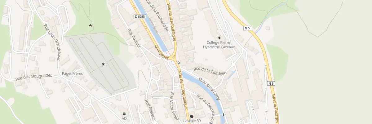 Plan du 165 Rue de la République à Hauts de Bienne