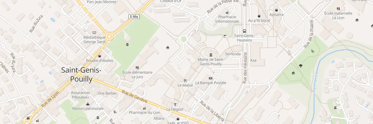 Plan du 106 Av de la République à Saint-Genis-Pouilly