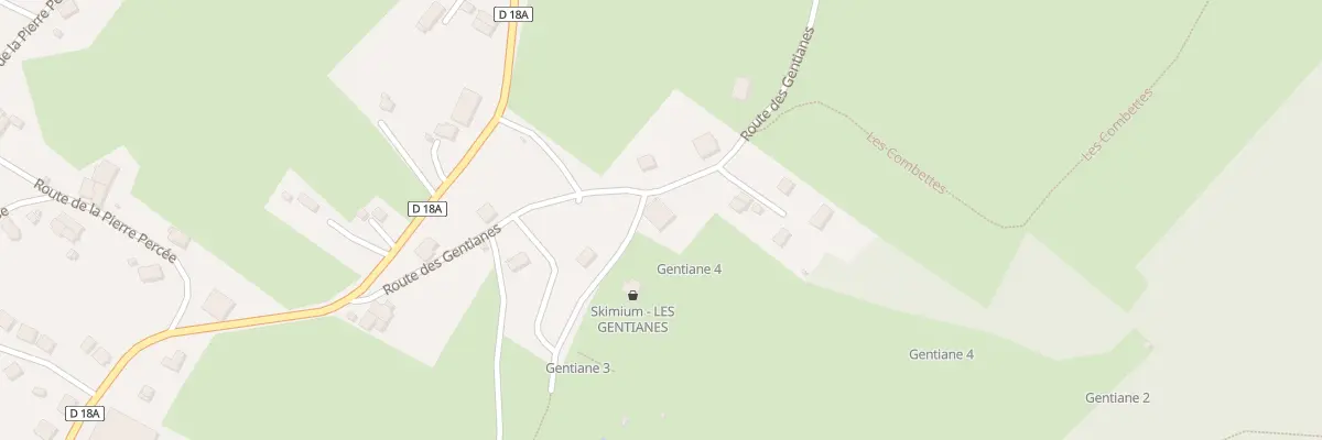 Plan du 15 Rte des Gentianes à Morbier