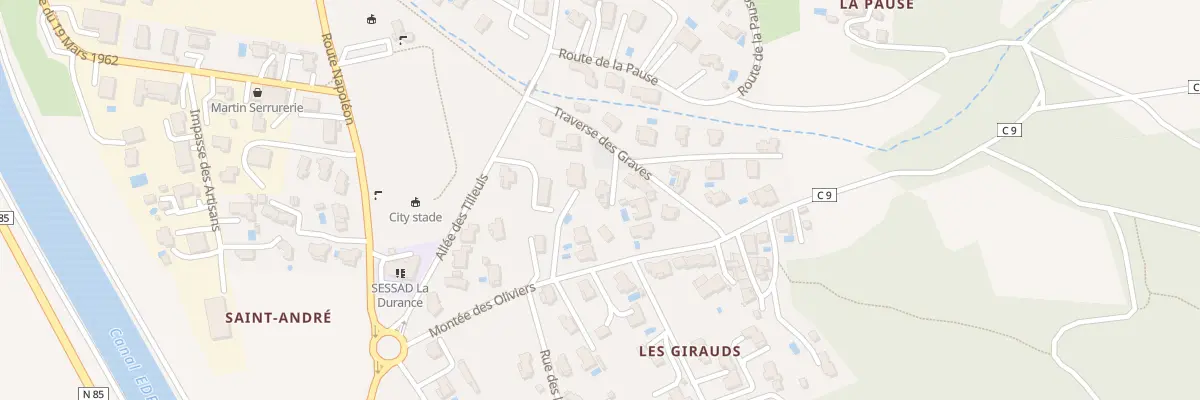 Plan du 5202 Les Girauds à L’Escale