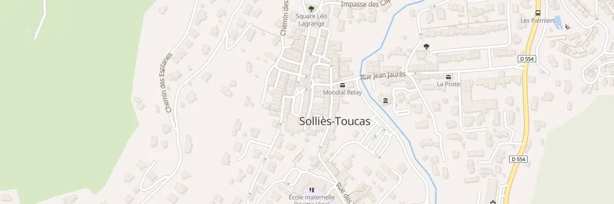 Plan du 6 Pl Gambetta à Solliès-Toucas