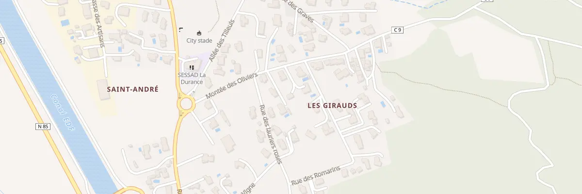 Plan du 7183 Mte des Oliviers à L’Escale