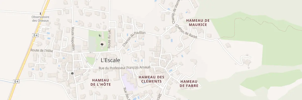 Plan du 7118 Hameau des Cléments à L’Escale