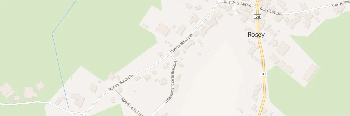 Plan du 21 Rue de Boulouin à Rosey