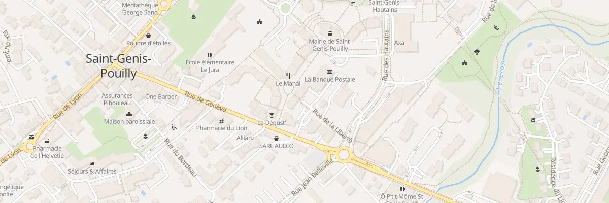 Plan du 187 Av de la République à Saint-Genis-Pouilly