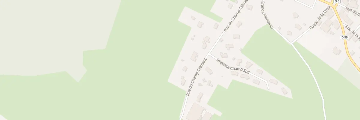Plan du 308 Rue du Champ Clement à Pontcey