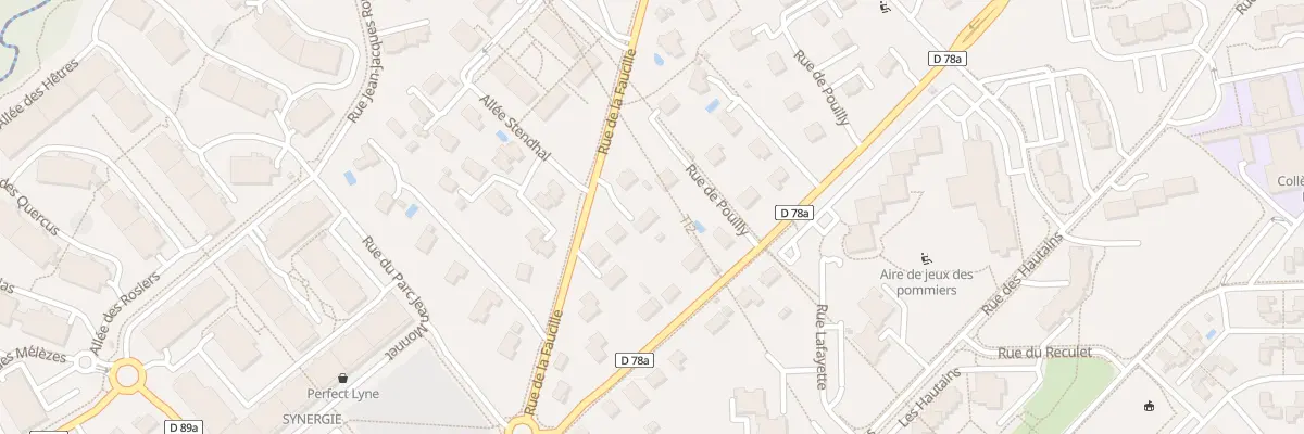 Plan du 10 Rue de la Faucille à Saint-Genis-Pouilly