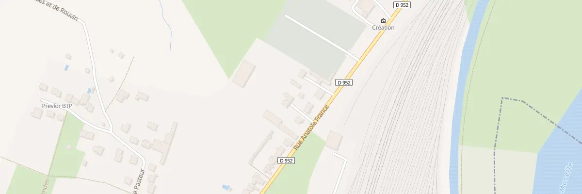 Plan du 51D Rue Anatole France à Pagny-sur-Moselle