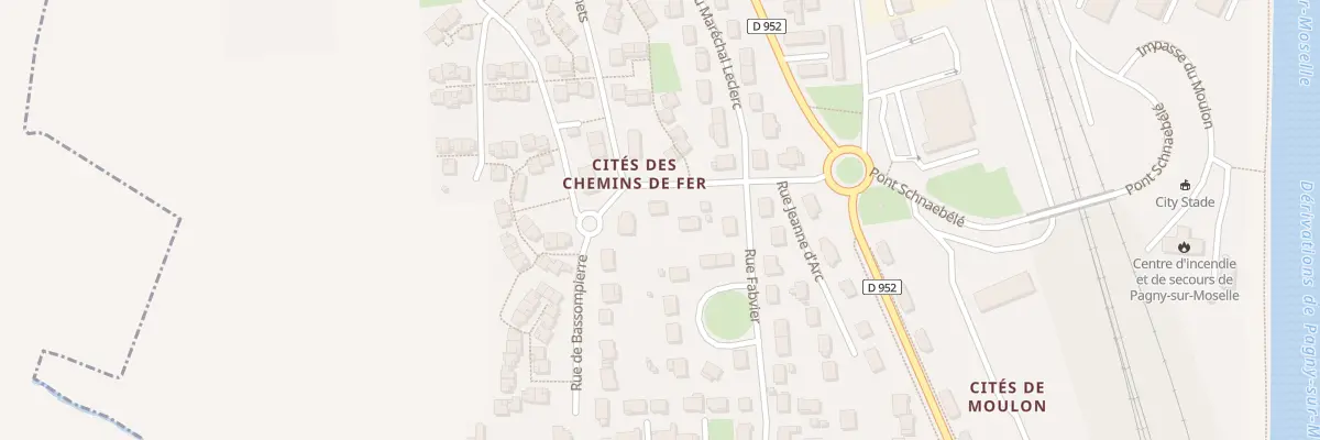 Plan du 5 Rue de la Maladrie à Pagny-sur-Moselle