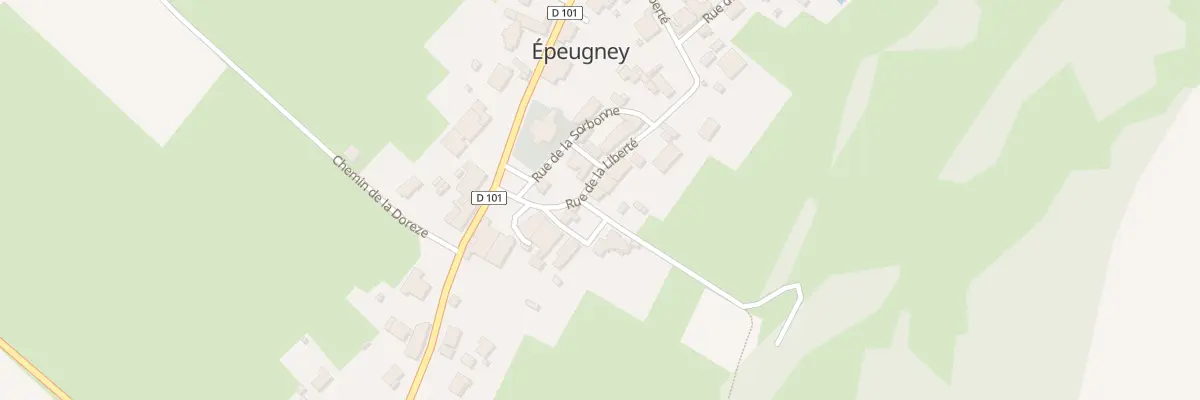 Plan du 23 Rue de la Liberté à Épeugney
