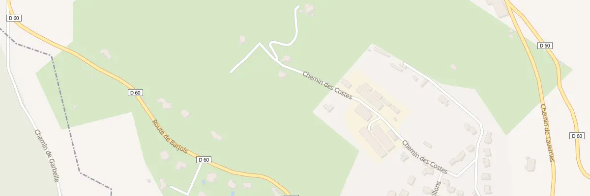 Plan du 480A Les Costes à Pontevès