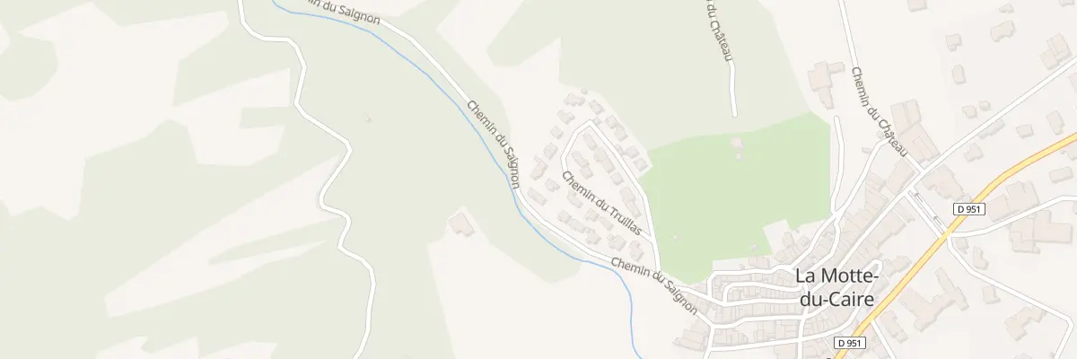 Plan du 11 Che du Truillas à La Motte-du-Caire