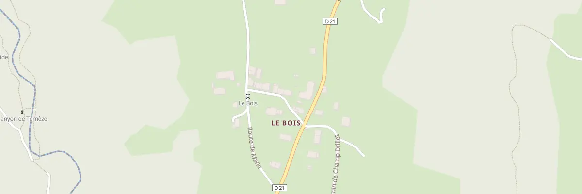 Plan du 5103 Le Bois à Puygros