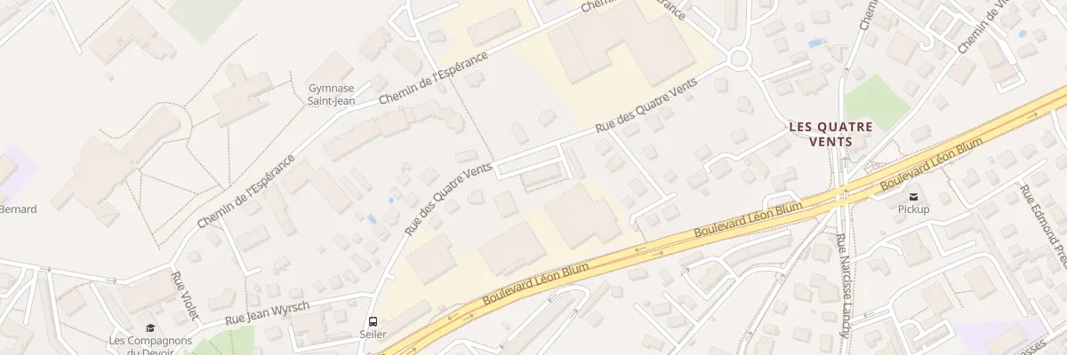 Plan du 10 Rue des 4 Vents à Besançon