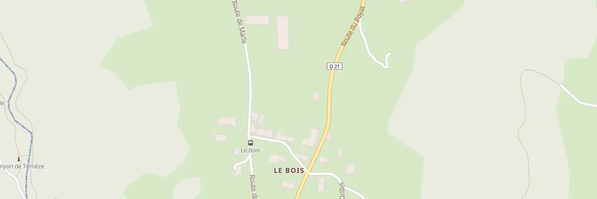 Plan du 800 Rte du Boyat à Puygros