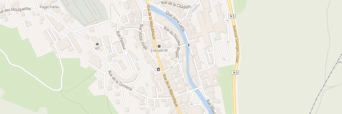 Plan du 10 Rue du Docteur Regad à Hauts de Bienne