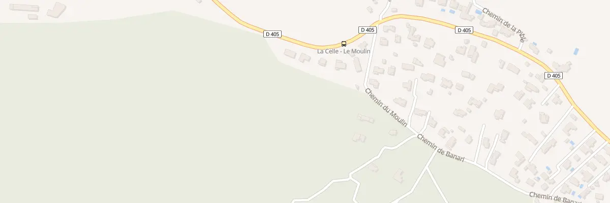 Plan du 5257 Peterinete à La Celle