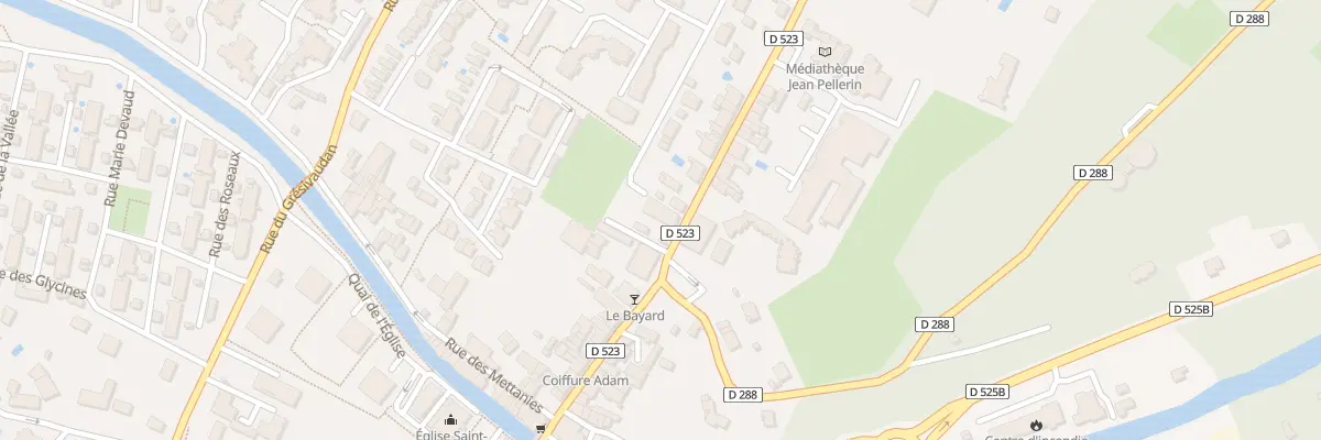 Plan du 58 Av de Savoie à Pontcharra