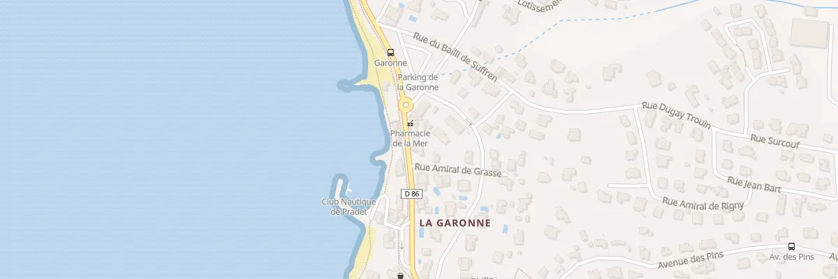 Plan du 537 Rue Amiral de Grasse au Pradet