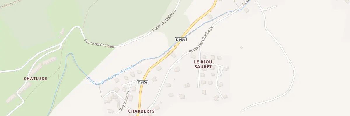 Plan du 362 Rte des Charbérys à Saint-Firmin