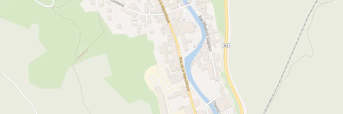 Plan du 198 Rue de la République à Hauts de Bienne