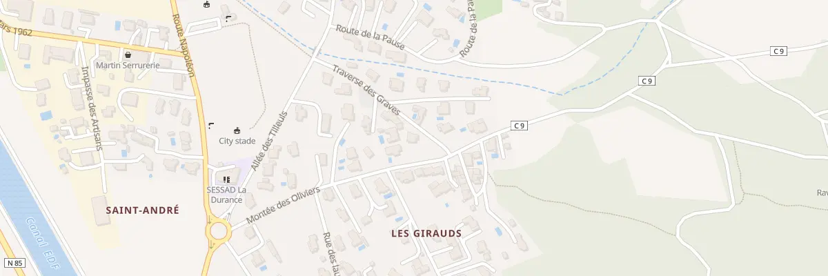 Plan du 5195 Les Girauds à L’Escale