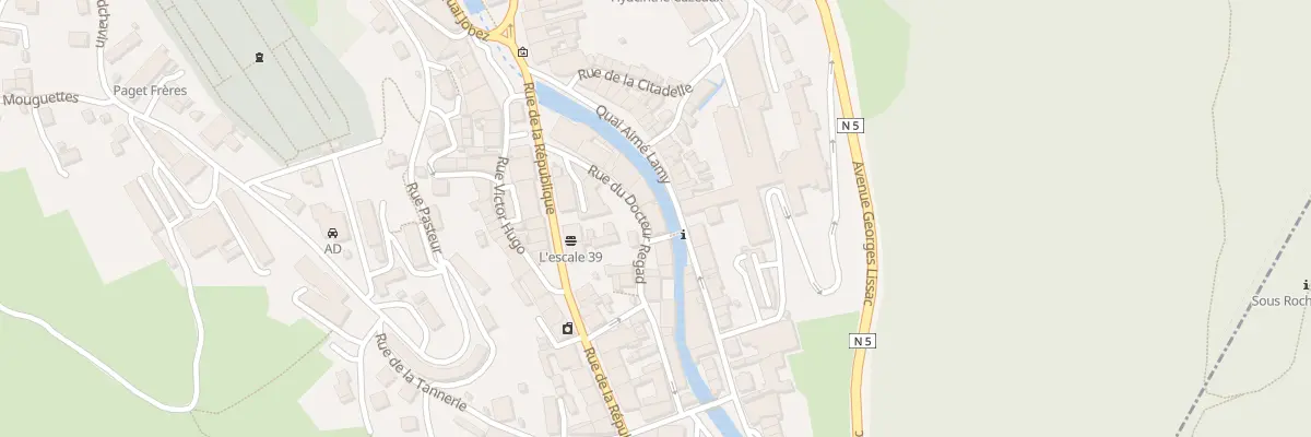 Plan du 11 Rue du Docteur Regad à Hauts de Bienne