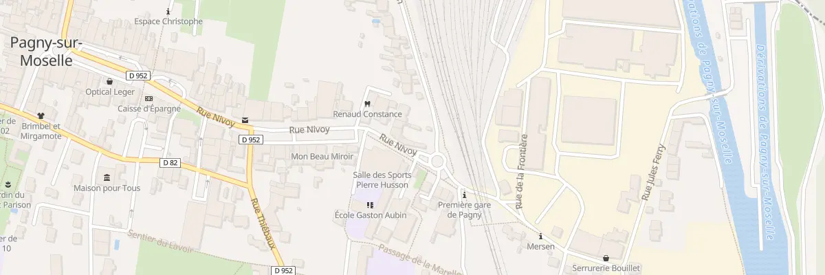 Plan du 41 Rue Nivoy à Pagny-sur-Moselle