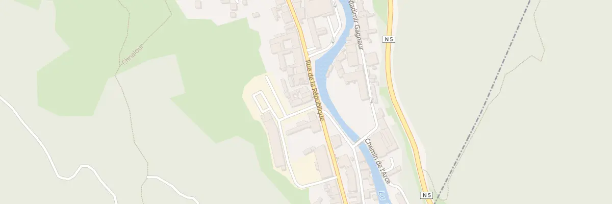 Plan du 208 Rue de la République à Hauts de Bienne