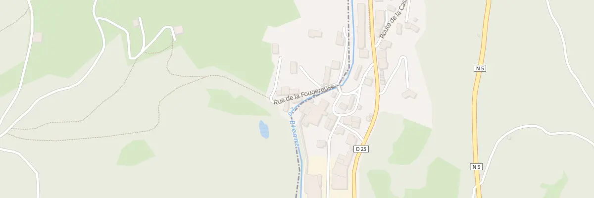 Plan du 1 Rue de la Fougereuse à Longchaumois